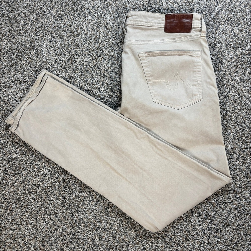 AG Adriano Goldschmied The Graduate Men's 35x33 Tailored Leg Khaki Chino Pants